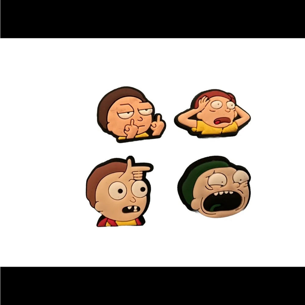 Morty croc charms.